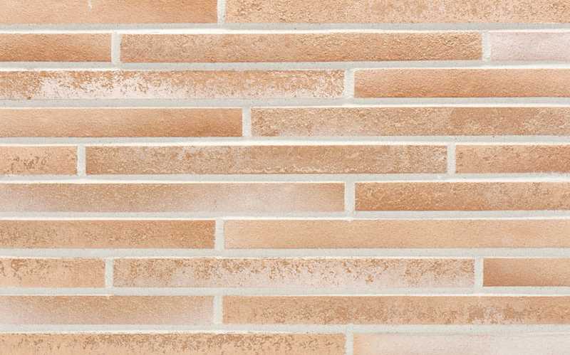 Клинкерная плитка Stroeher Stiltreu 454 creme-weiss рельефная, 490х40х14 мм