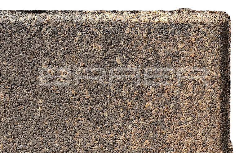 Брусчатка Braer Прямоугольник (кирпич) ColorMix 200х100х60 мм Каштан
