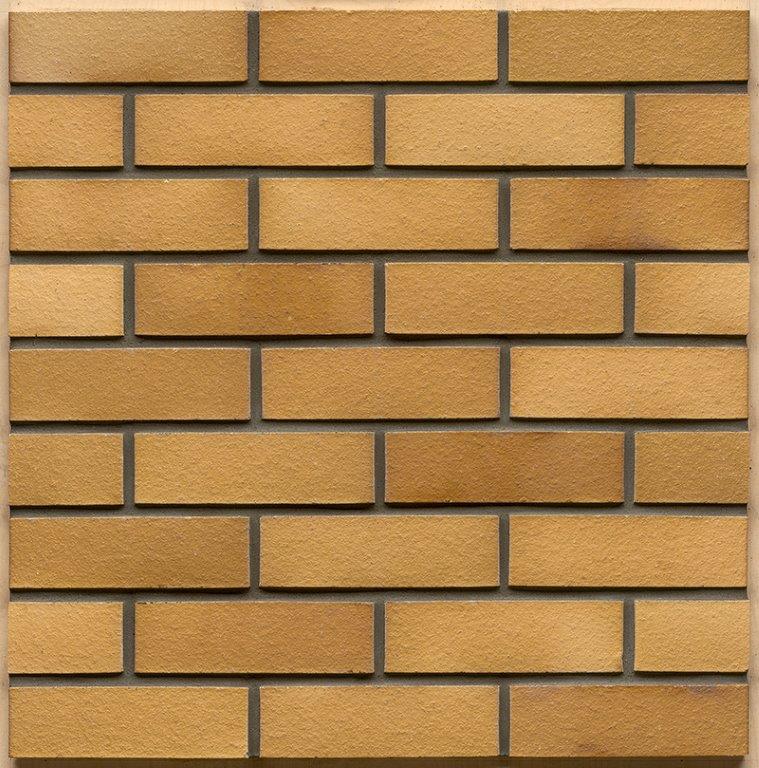 Кирпич клинкерный Muhr 01 EG Niederlausitzer Gelb Edelglanz Wasserstrich, 240х115х52 мм