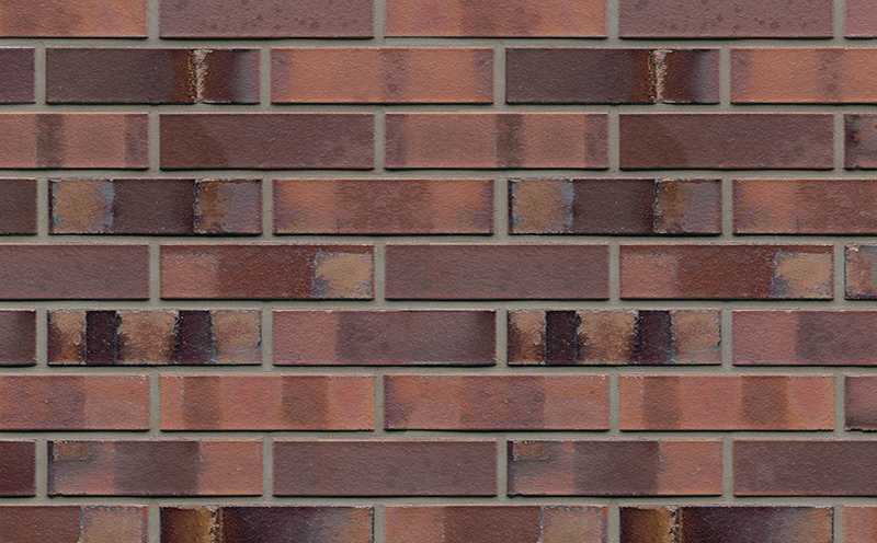 Кирпич клинкерный Muhr 04S Rotbraun-bunt Spezial гладкий, 290х90х71 мм