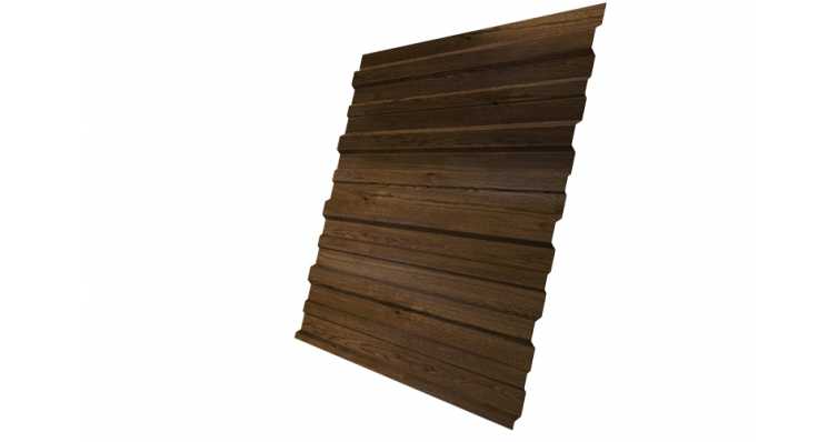 Профлист Grand Line C10A Print Elite 0.45 мм Antique Wood