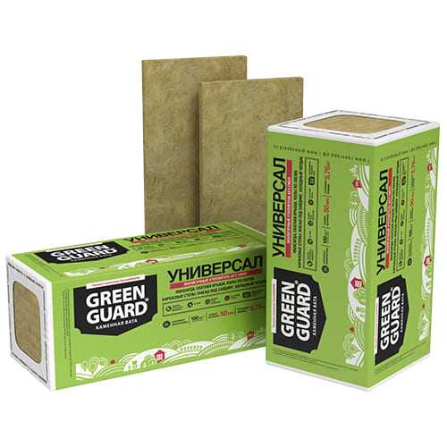 Базальтовая вата GreenGuard Универсал 150х600х1200