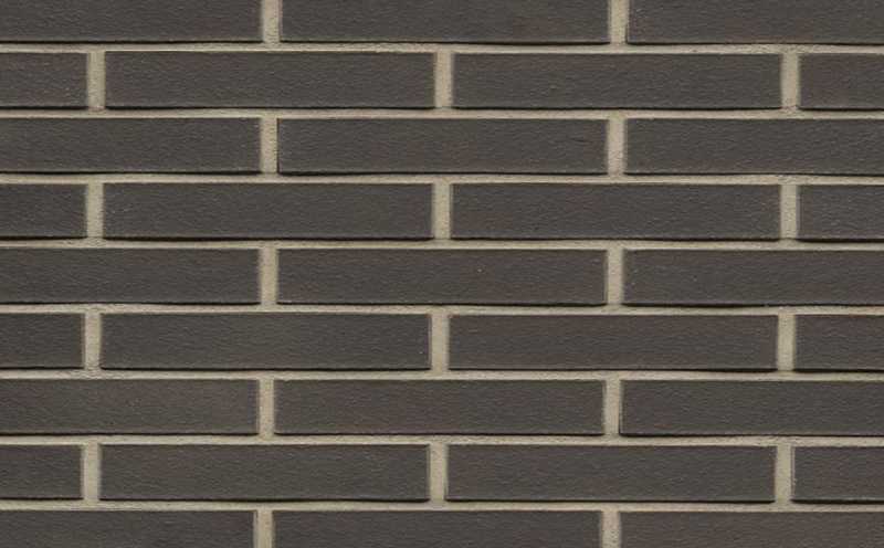 Кирпич клинкерный Muhr 05 Eisenschmelz Schwarzbraun гладкий, 240х90х40 мм