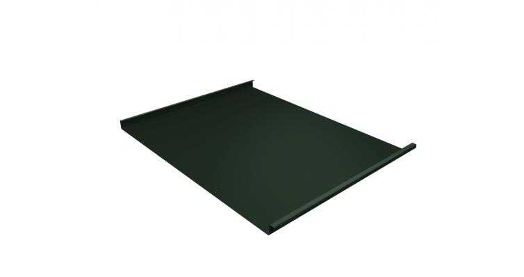 Фальцевая кровля Фальц двойной стоячий Grand Line 0,5 GreenCoat Pural BT, matt RR 11 Хромовая Зелень