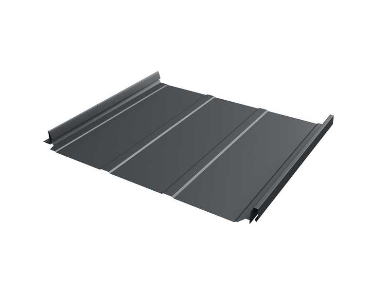 Фальцевая кровля Кликфальц Pro Line Grand Line 0,5 GreenCoat Pural BT, matt RAL 7016
