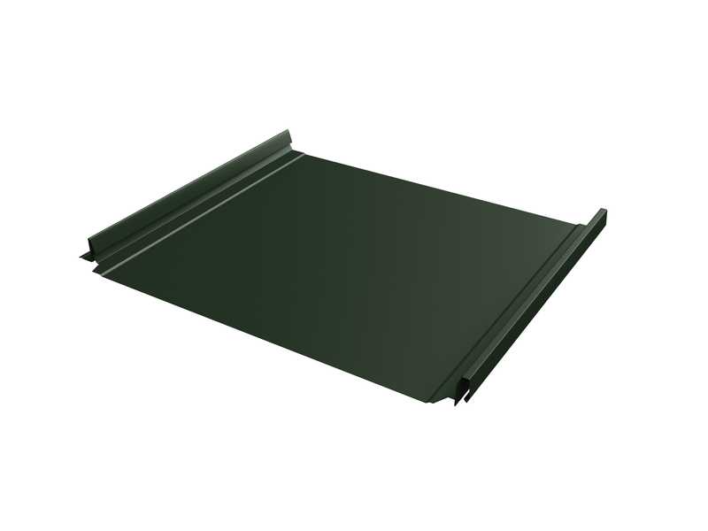 Фальцевая кровля Кликфальц Pro Grand Line 0,5 GreenCoat Pural BT RR 11 Темно-Зеленый