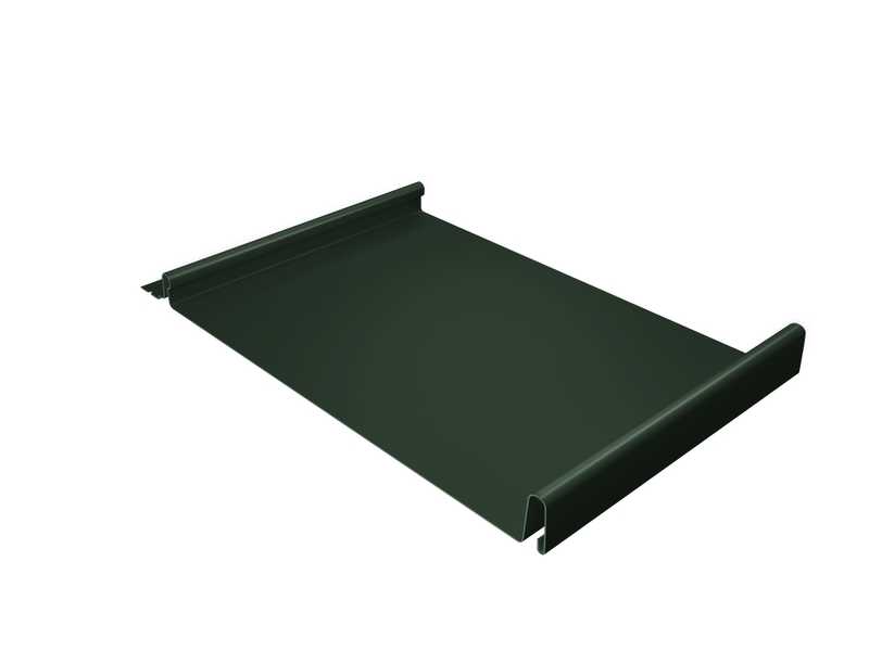 Фальцевая кровля Кликфальц Grand Line 0,5 Velur X RAL 6020 Хромовая Зелень