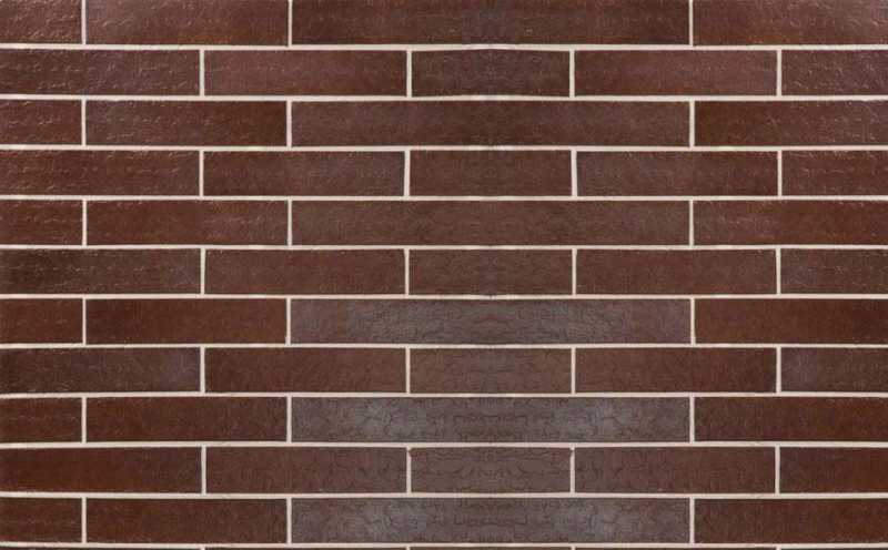 Клинкерная плитка Stroeher Keravette Shine 825 sherry рельефная DF8, 240х52х8 мм