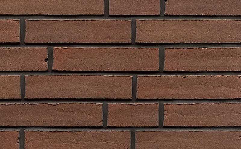 Кирпич клинкерный Muhr 03 Naturrot Wasserstrich, 240х52х52 мм