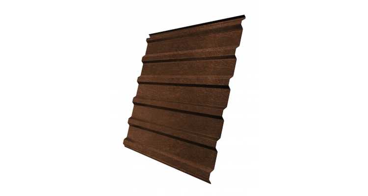 Профлист Grand Line С20В Print Premium 0.45 мм Antique Wood