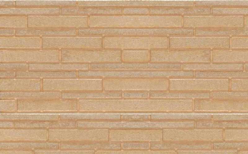 Клинкерная плитка Stroeher Zeitlos 355 sandschmelz рельефная, 400х71х14 мм