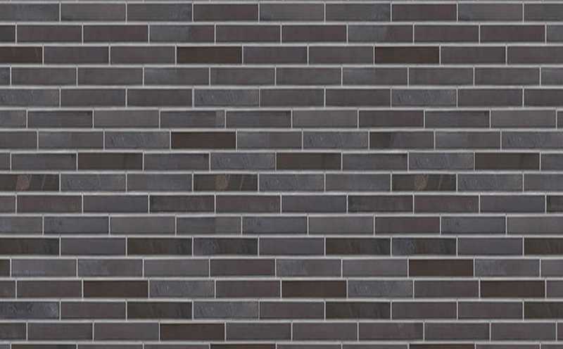 Клинкерная облицовочная плитка King Klinker King size для НФС, LF05 Black heart, 240*71*17 мм