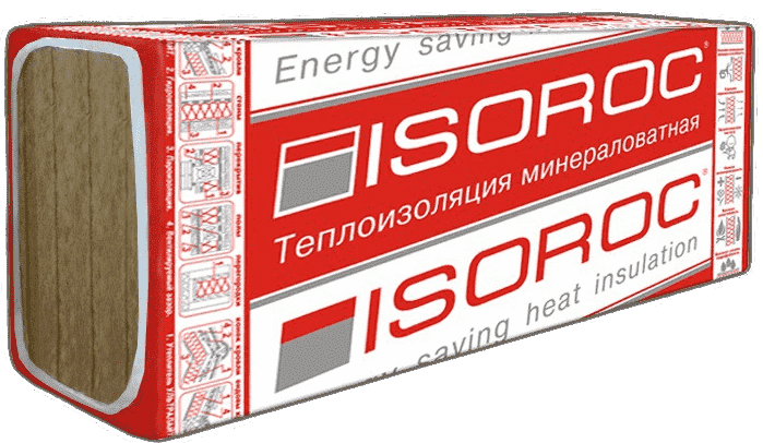 Утеплитель ISOROC ИЗОВЕНТ-Л 1000х600х110 мм