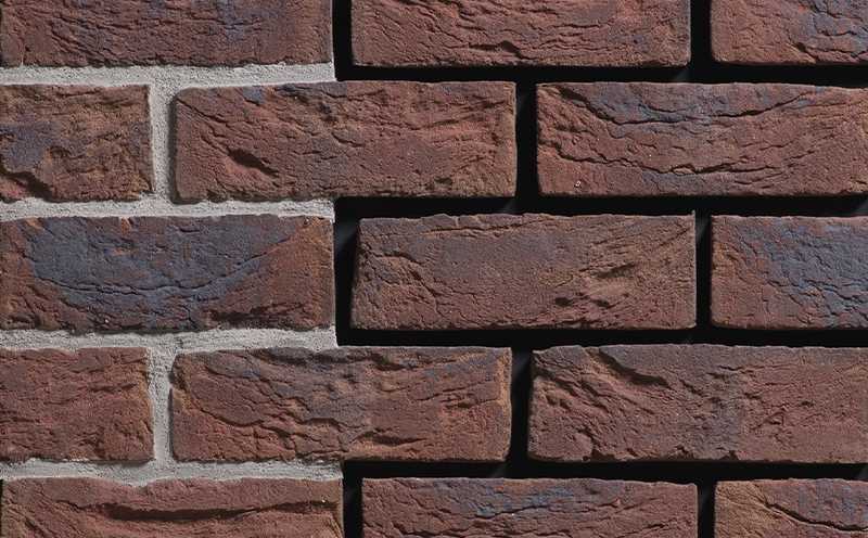 Керамическая плитка ENGELS Blauw paars antiek, 214х65х24 мм