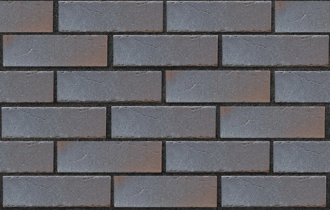 Кирпич клинкерный ЛСР Нордвейк терракотовый с серебром винтаж 250х85х65 мм