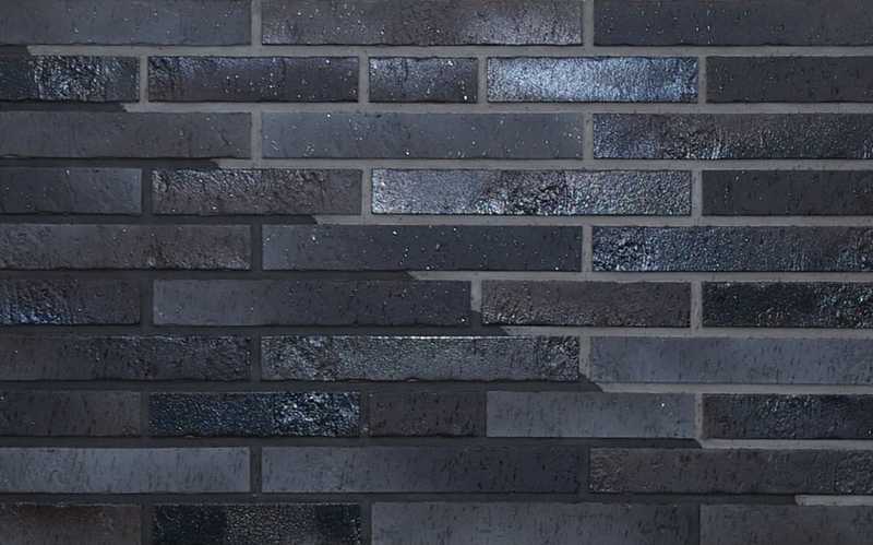 Клинкерная плитка ABC  Atlantis kohlebrand Schieferstruktur, 490х71х10 мм