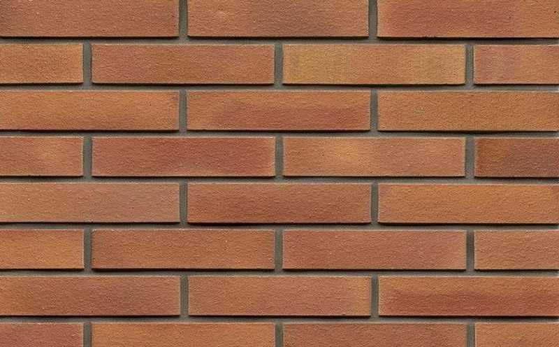 Кирпич клинкерный Muhr 08 Lachsrot гладкий, 240х115х52 мм