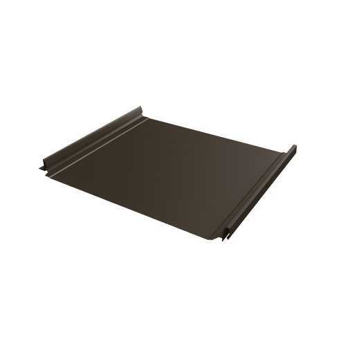 Фальцевая кровля Кликфальц Pro Grand Line 0,5 PurPro Matt (275) RR 32 Темно-Коричневый