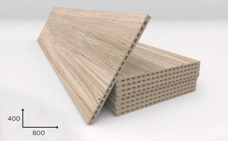 Керамогранитная плита FAVEKER GA20 для НФС, Ordesa Beige, 800*400*20 мм