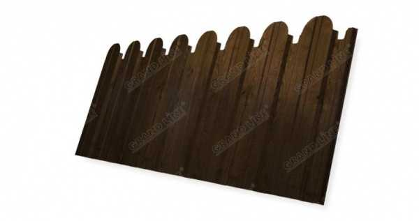 Профнастил С10A фигурный 0,45 Print Elite с пленкой Antique Wood