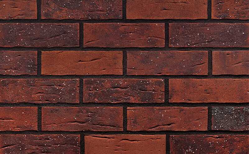 Клинкерная плитка KING KLINKER Old Castle Red hot HF33, 240х71х10 мм