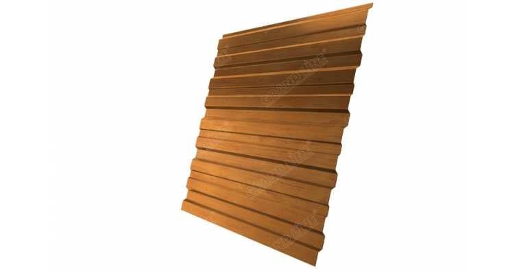 Профнастил С10В 0,45 Print Elite с пленкой Golden Wood