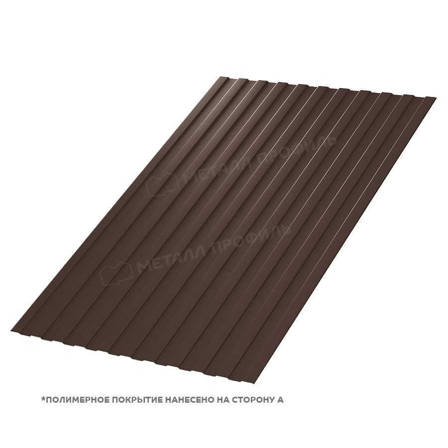 Профлист Металл Профиль С-8 0,45 VikingMP® RAL 8017 Коричневый шоколад | B