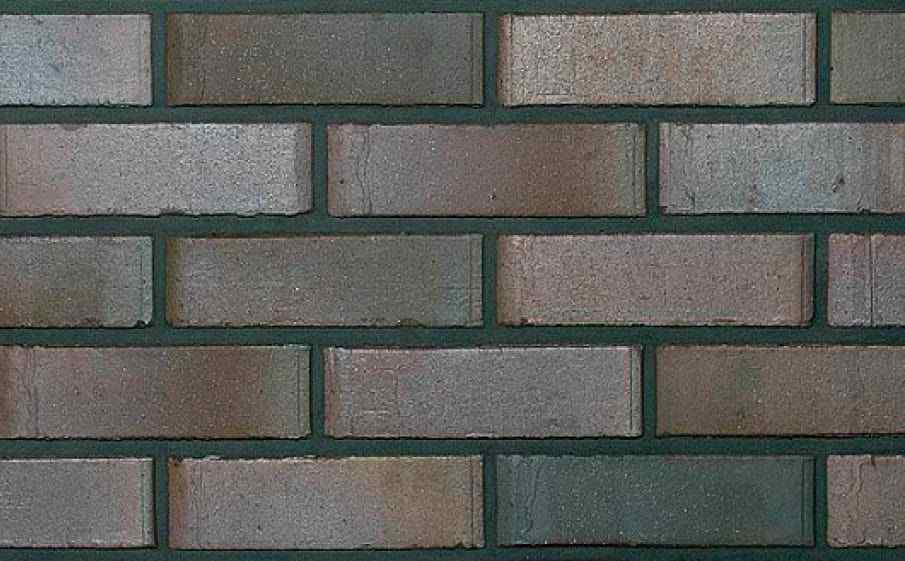 Кирпич Roben Accum blau-braun glatt клинкерный, 240х115х71 мм