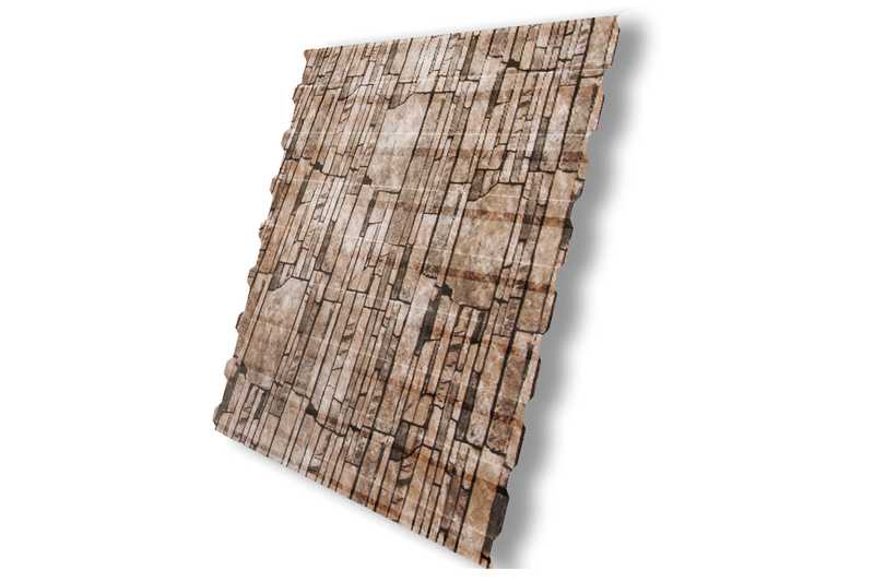 Профлист Grand Line С20В Print Elite 0.45 мм Sand Stone