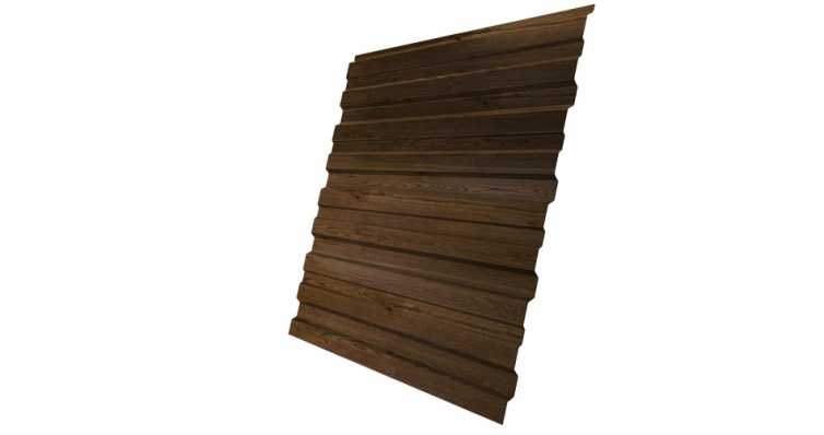 Профнастил С10В 0,45 Print Elite с пленкой Antique Wood