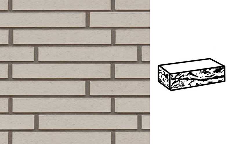 Кирпич клинкерный Muhr 36 Silbergrau nuanciert готик, 290х90х40 мм