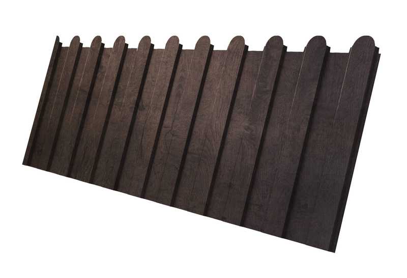 Профлист Grand Line фигурный C8A Print Premium 0.45 мм Antique Wood