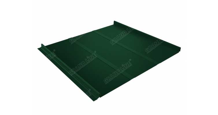 Фальцевая кровля Кликфальц Line Grand Line 0,5 Atlas RAL 6005 Зеленый Мох