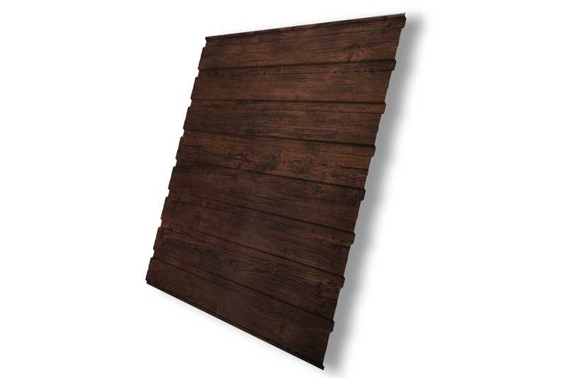 Профлист Grand Line С10В Print Elite 0.45 мм Cherry Wood