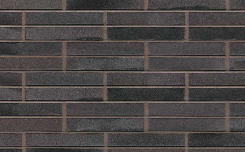 Кирпич клинкерный Muhr 15 Schwarz-bunt Edelglanz гладкий, 240х90х40 мм