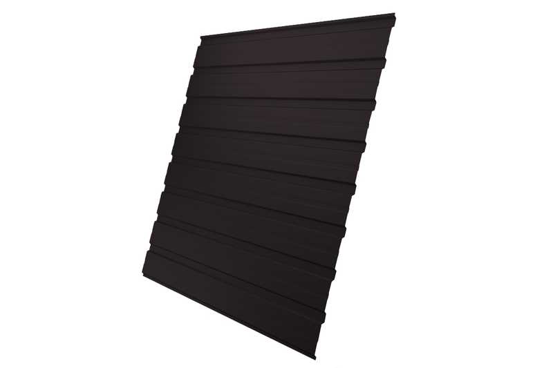 Профлист Grand Line С10В Satin 0.5 мм RAL 9005 Черный