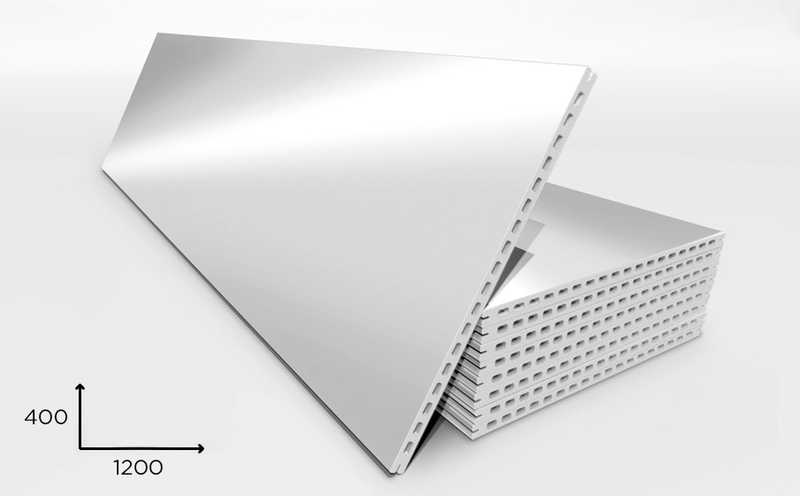 Керамогранитная плита FAVEKER GA20 для НФС, Acero, 1200*400*20 мм