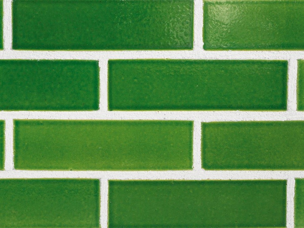 Глазурованный кирпич S.Anselmo Light green, 250х115х55 мм