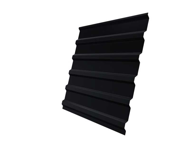 Профлист Grand Line С20В Satin 0.5 мм RAL 9005 Черный