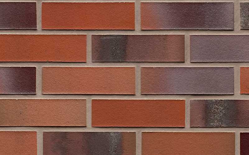 Клинкерная плитка ручной формовки Feldhaus Klinker NF 14 R560 carbona carmesi colori  240х71х14 мм