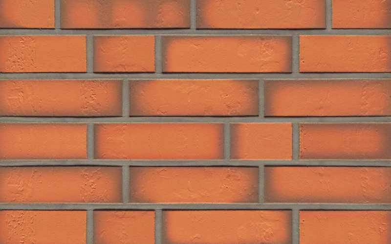 Клинкерная плитка ручной формовки Feldhaus Klinker NF 14 R718 accudo terracotta vivo 240х71х14 мм