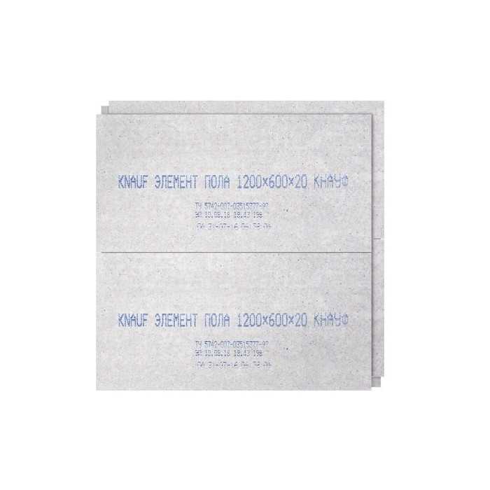 Элемент пола Кнауф-суперпол (эп) 20х600х1200