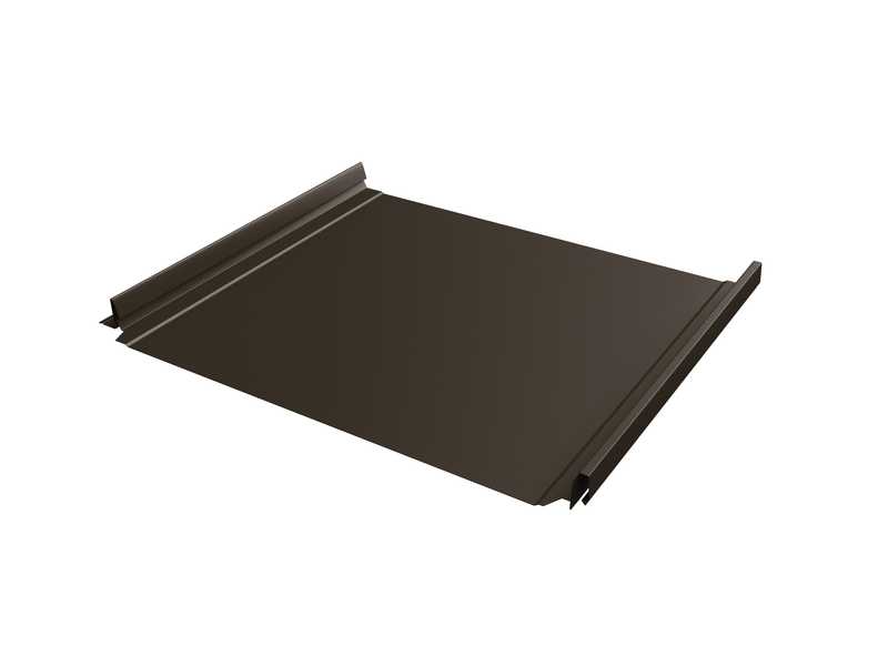 Фальцевая кровля Кликфальц Pro Grand Line 0,5 Quarzit RR 32 Темно-Коричневый
