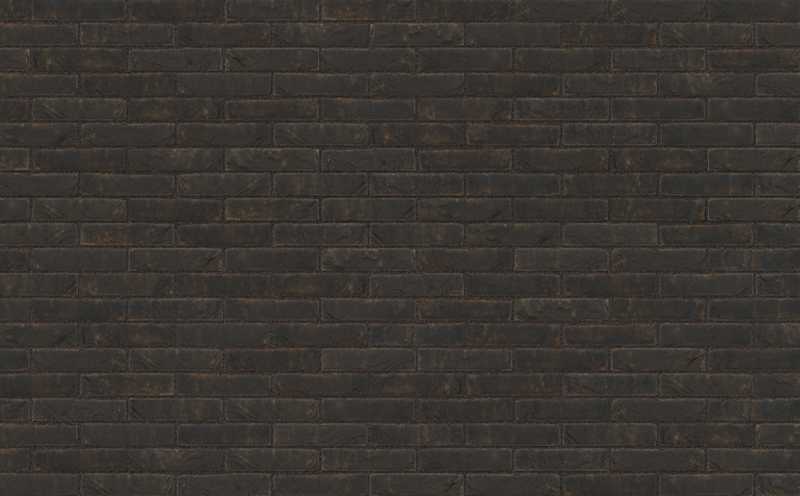 Кирпич облицовочный Nelissen ZWART MANGAAN, 215х50х65 мм