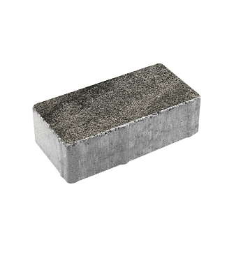 Брусчатка Выбор Прямоугольник (кирпич) Листопад 2.П.6 60 мм Антрацит Гранит