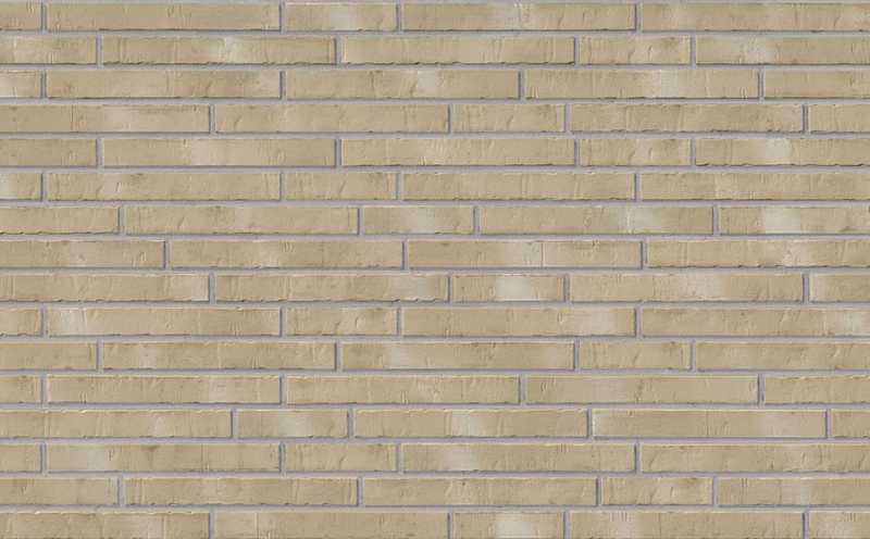 Клинкерная плитка Stroeher Kontur EG 470 beige engobiert рельефная, 440х52х12 мм