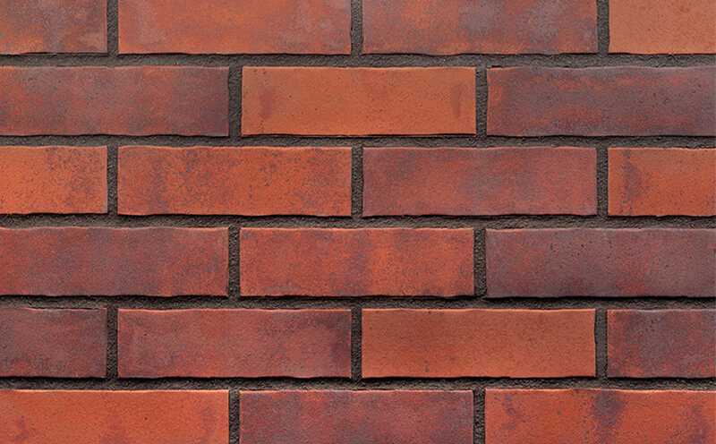 Клинкерная плитка KING KLINKER Old Castle Red square HF39, 240х71х10 мм