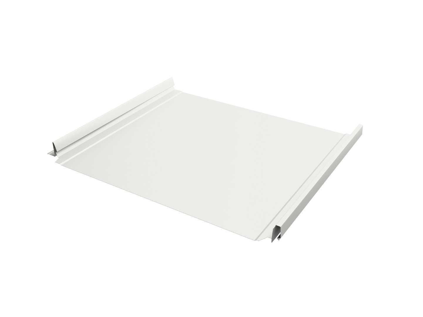 Фальцевая кровля Кликфальц Pro Line Grand Line 0,45 Drap RAL 9003 Сигнальный Белый