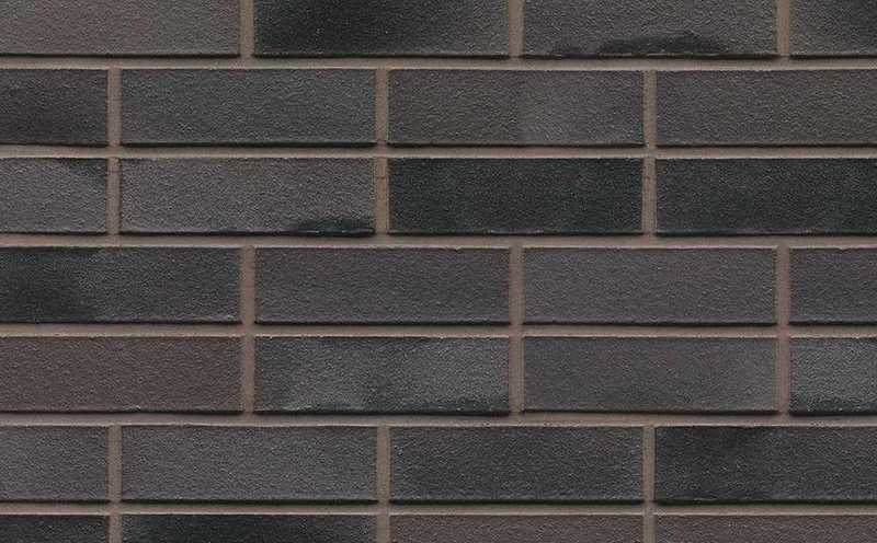 Кирпич клинкерный Muhr 15EG Schwarz-bunt Edelglanz гладкий, 240х55х71 мм