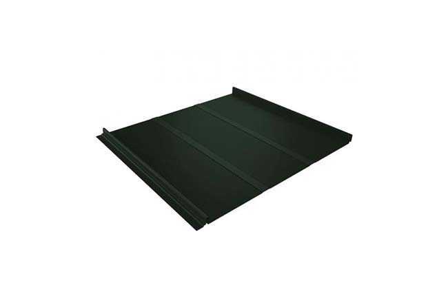 Фальцевая кровля Кликфальц Grand Line 0,5 GreenCoat Pural BT, matt RR 11 Темно-Зеленый Зелень